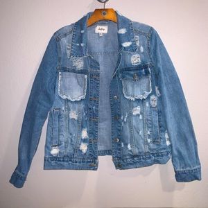 Buckle brand Daytrip Distressed Jean Jacket